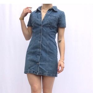 90’s denim dress